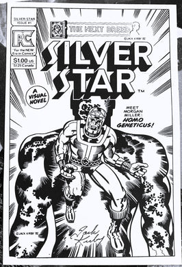 Jack Kirby SIGNED Silver Star Print