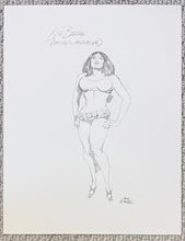 Load image into Gallery viewer, Rare Big Barda Sketch Print