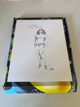 Load image into Gallery viewer, Rare Big Barda Sketch Print