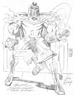 Rare Jack Kirby Magneto print from X-Men