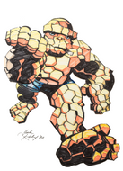 Rare Thing Sketch from Fantastic Four